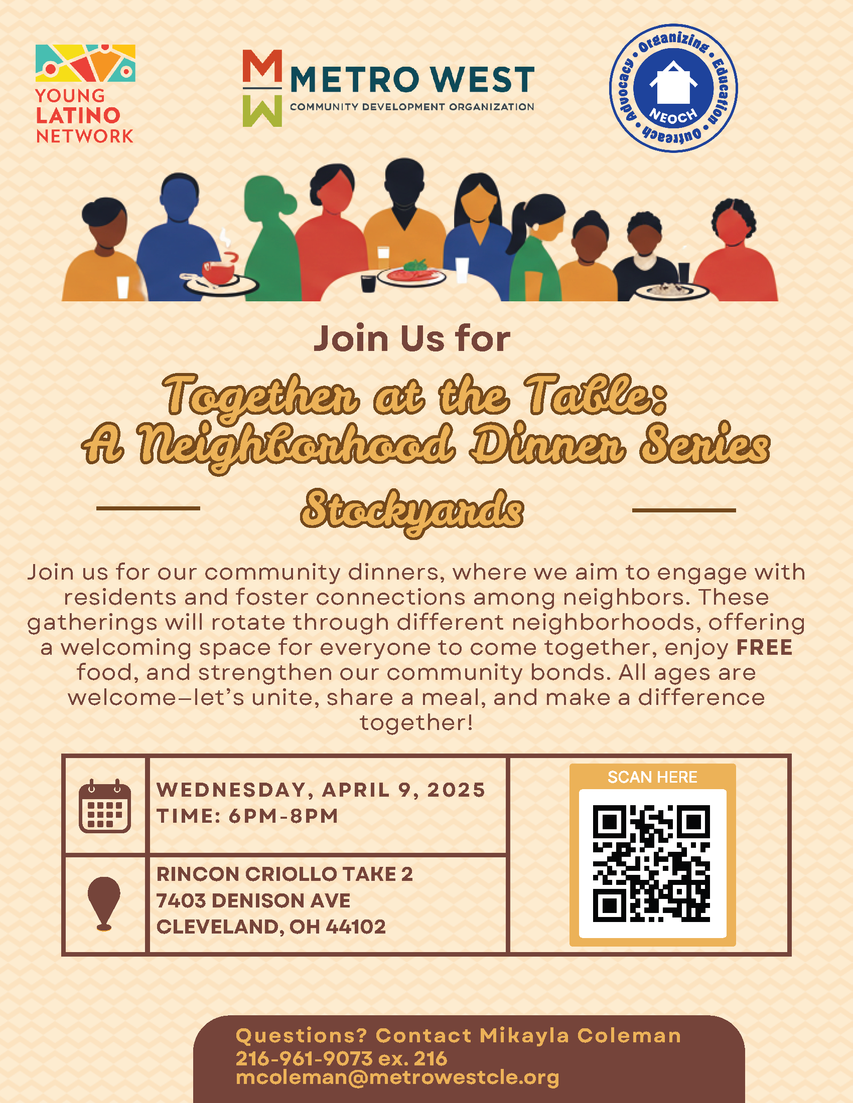Stockyards Final Flyer Community Dinner - Stockyards Final Flyer Community Dinner -